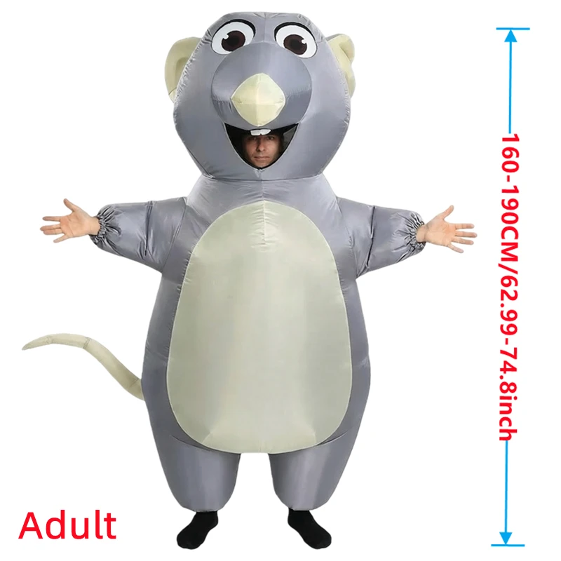 Costume da topo grigio gonfiab - Party Games For Adults And Kids recensione e prezzo