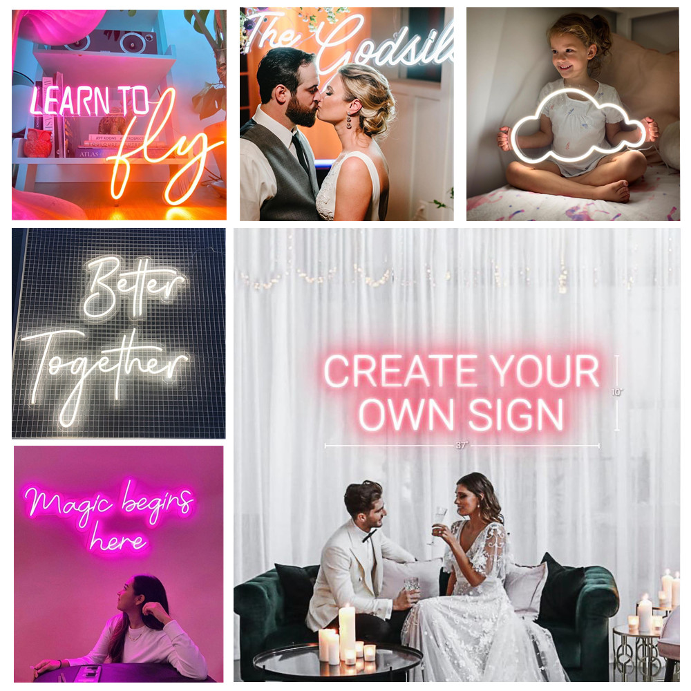Insegna al neon a LED personal - Party Games Name recensione e prezzo